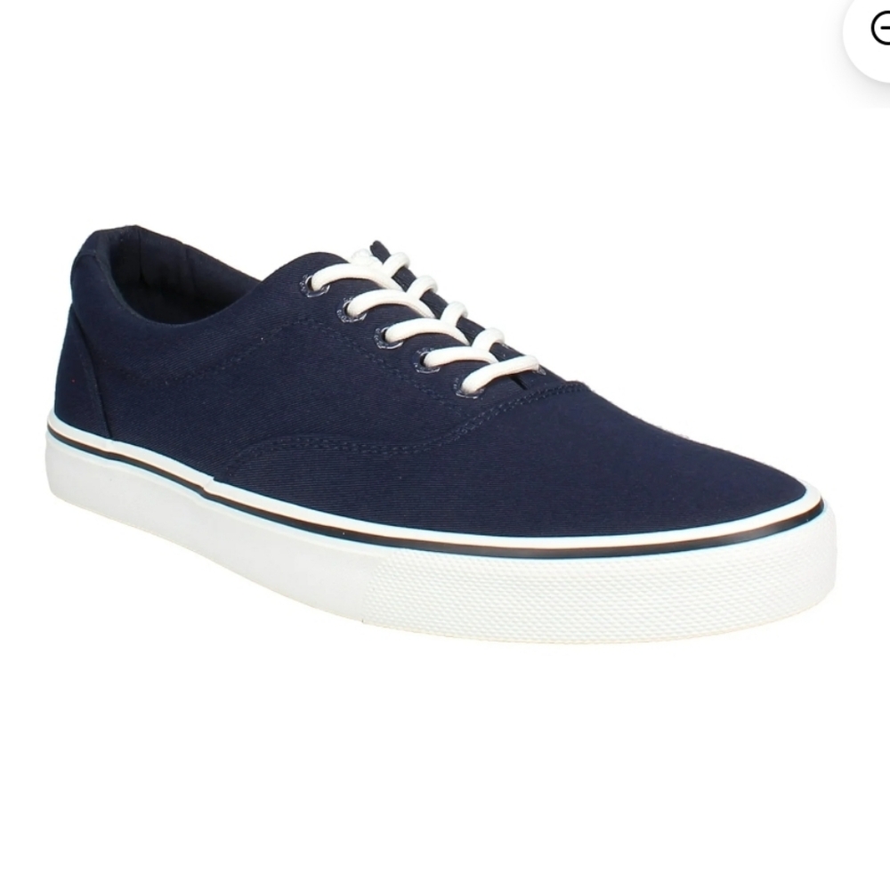 Izod Memory Foam Men's 9 Rangley Lace Up Sneakers Navy New In Box